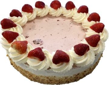 Aardbei bavaroisetaart