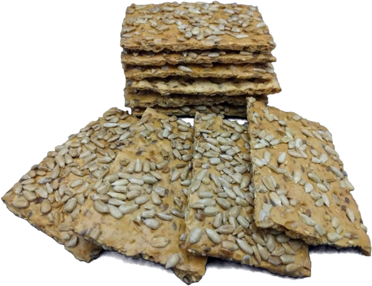 Spelt zonnepit crackers